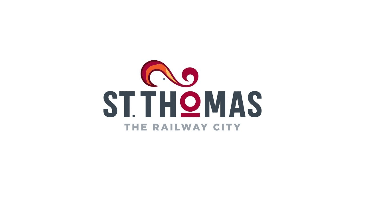 st thomas the railway city logo